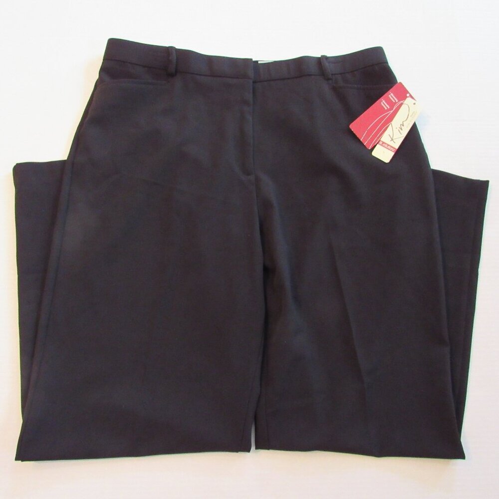 Kim Rogers Black Fit Solutions Slimming Pants Size 16P NWT